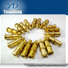 CNC milling brass hollow hex threaded rod threaded taper shaft